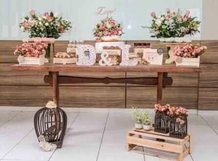 decoracao cha de panela rustico ou boho chic