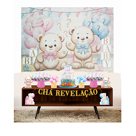 decoração cha revelação