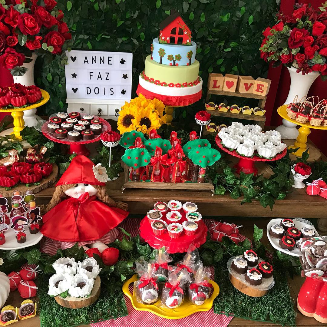 decoração chapeuzinho vermelho