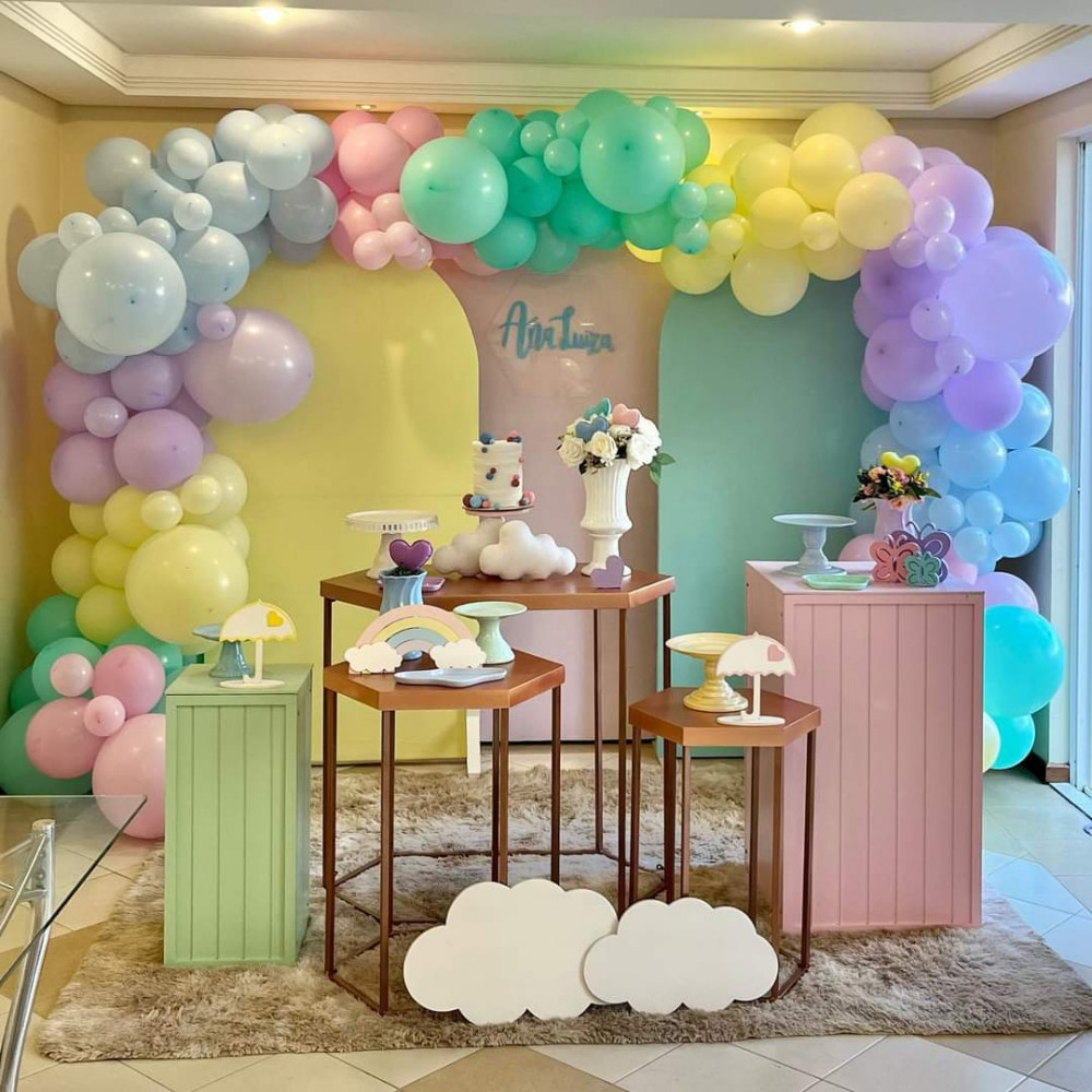 decoração chuva de amor