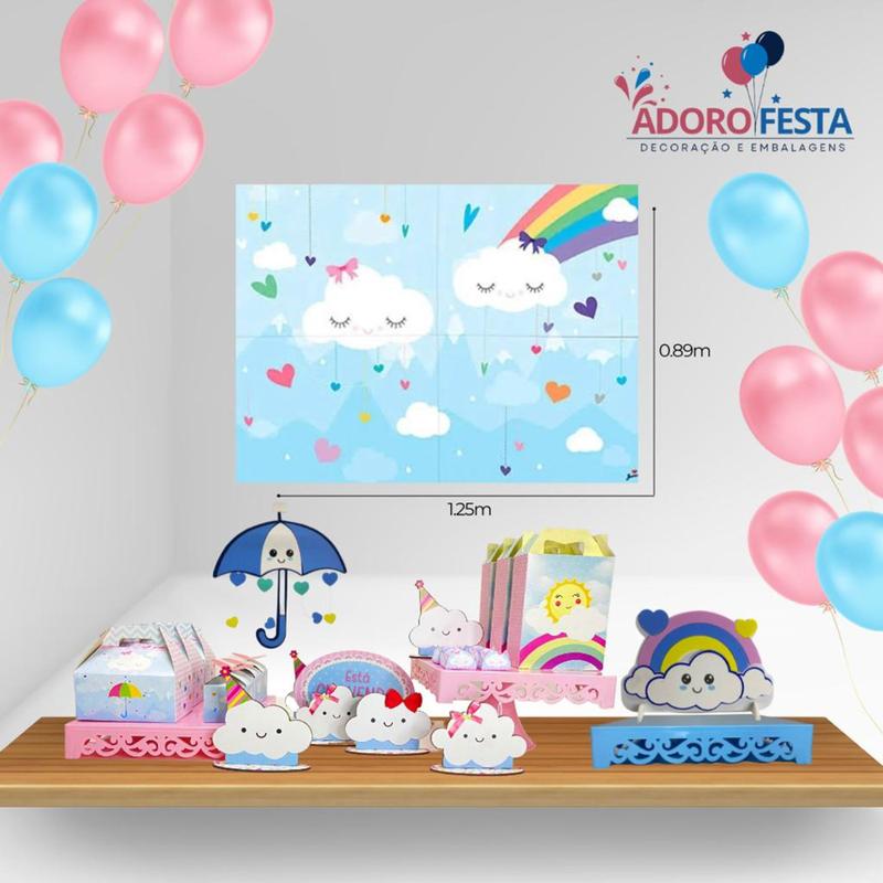 decoração chuva de amor