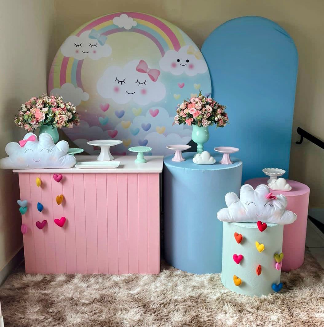 decoração chuva de amor