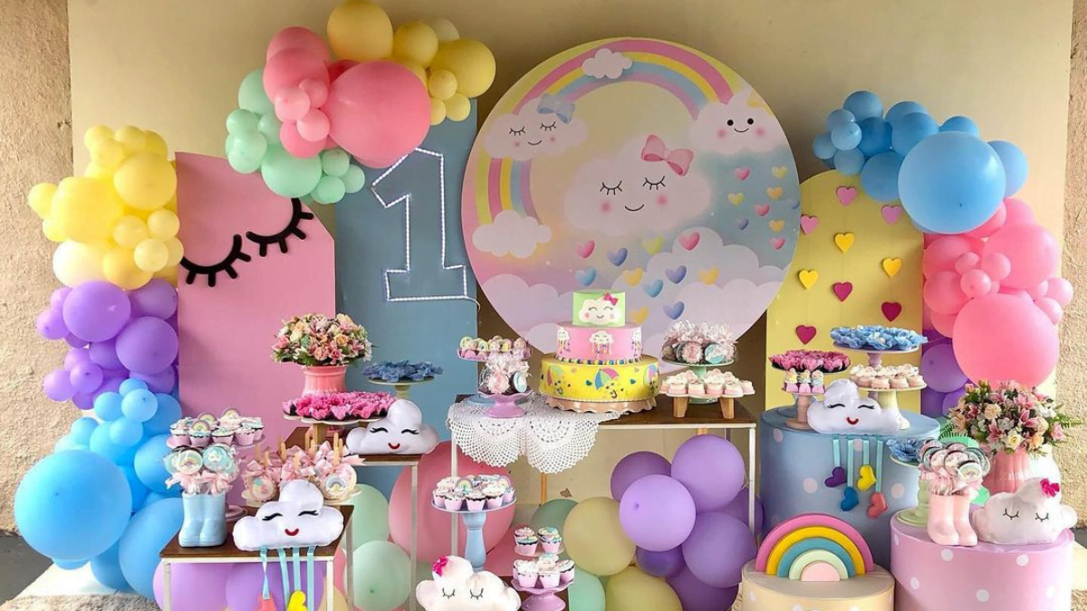 decoração nuvem de amor