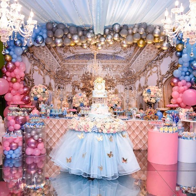 custo médio festa cinderela 1 ano completa