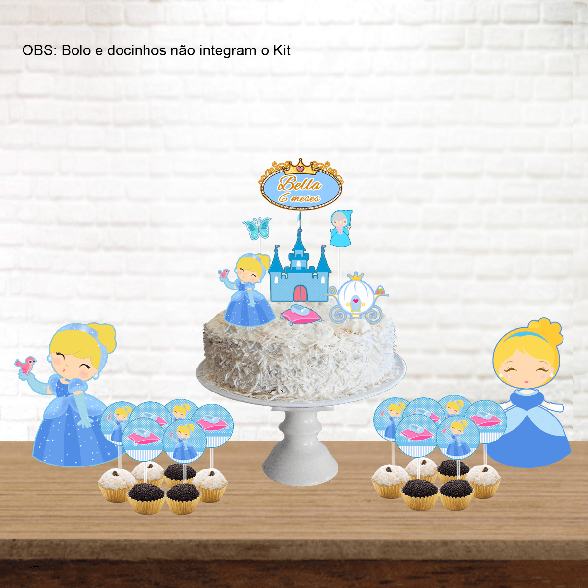 decoração cinderela 1 ano