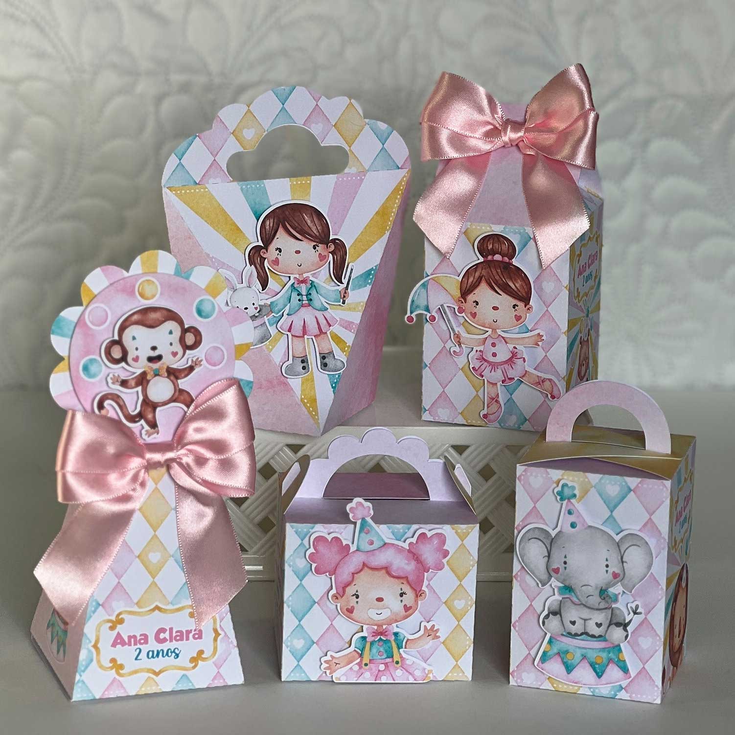 decoração circo rosa