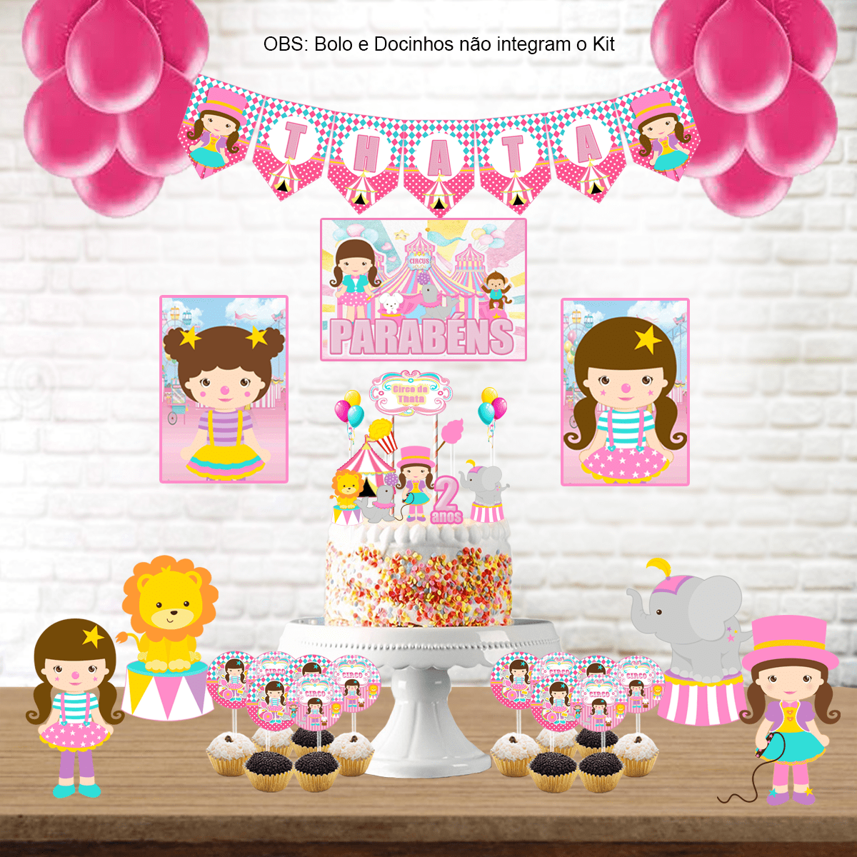 DIY: Lembrancinhas e Centros de Mesa Criativos para Circo Rosa