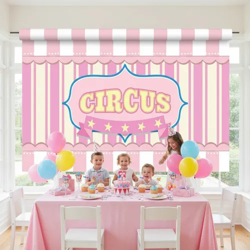 Cardápio Temático Circo Rosa: Delícias que Encantam a Molecada