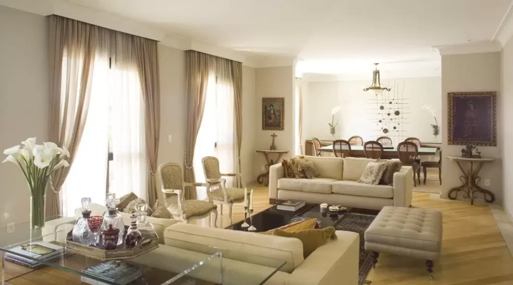 ideias decoração clássica sala estar