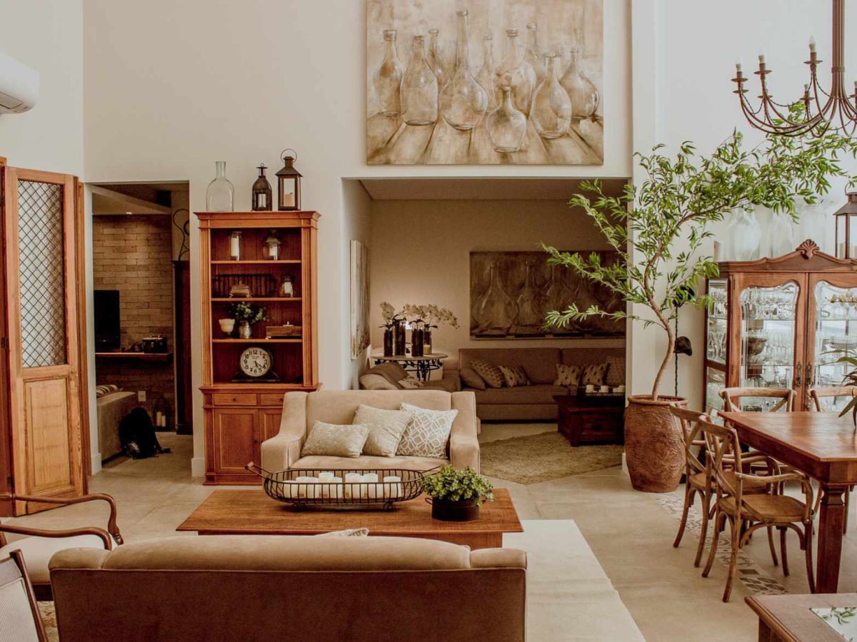 decoração com antiguidades