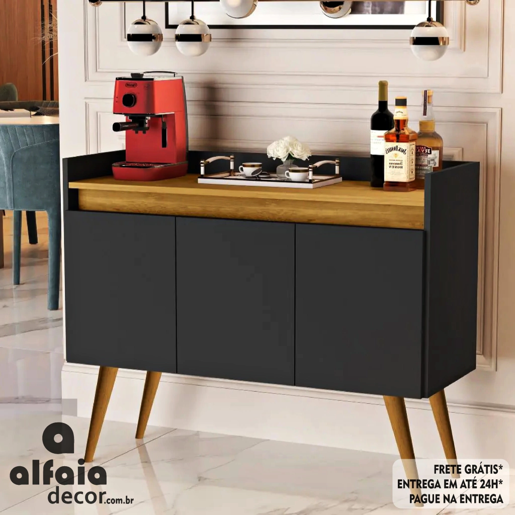 ideias criativas decoração aparador espelho