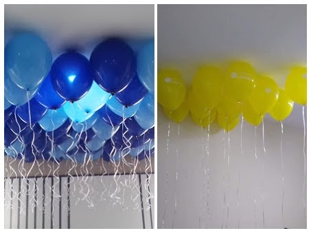 decoração com bubble no teto