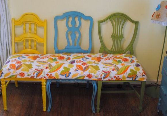 como transformar encosto de cadeira em estante