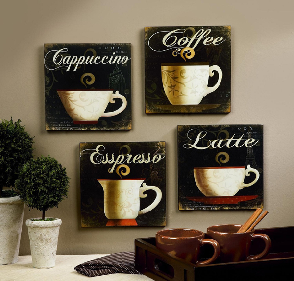 decoração com café