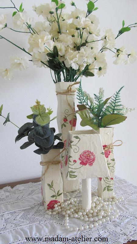 decoração com caixa de papelão