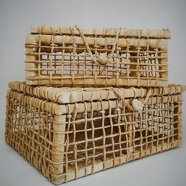 cesta de palha ou vime qual a melhor para decoração