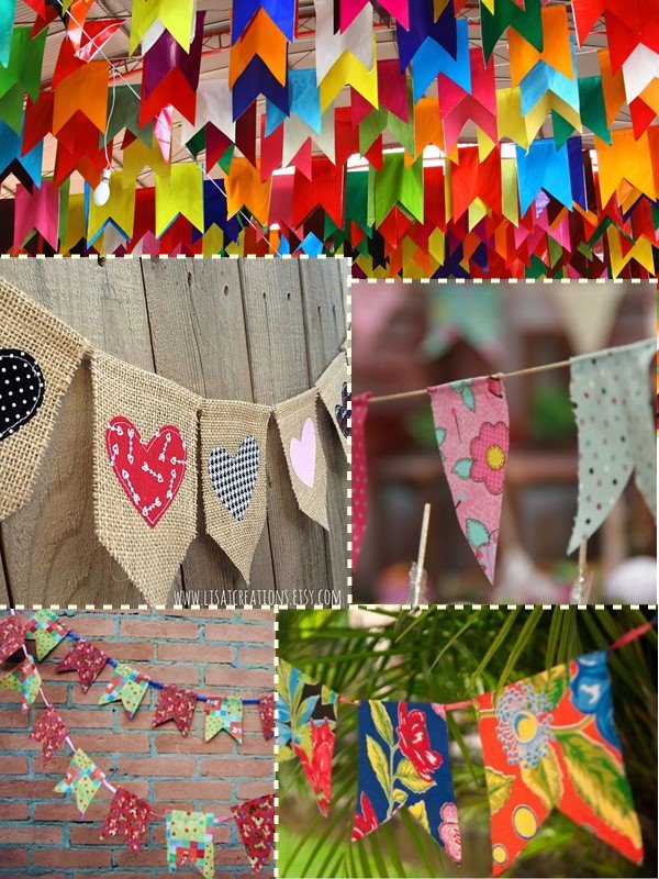 decoração com chita para festa junina