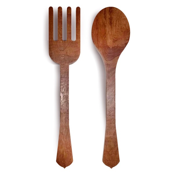 colher de madeira decorada vs colher de metal decorada