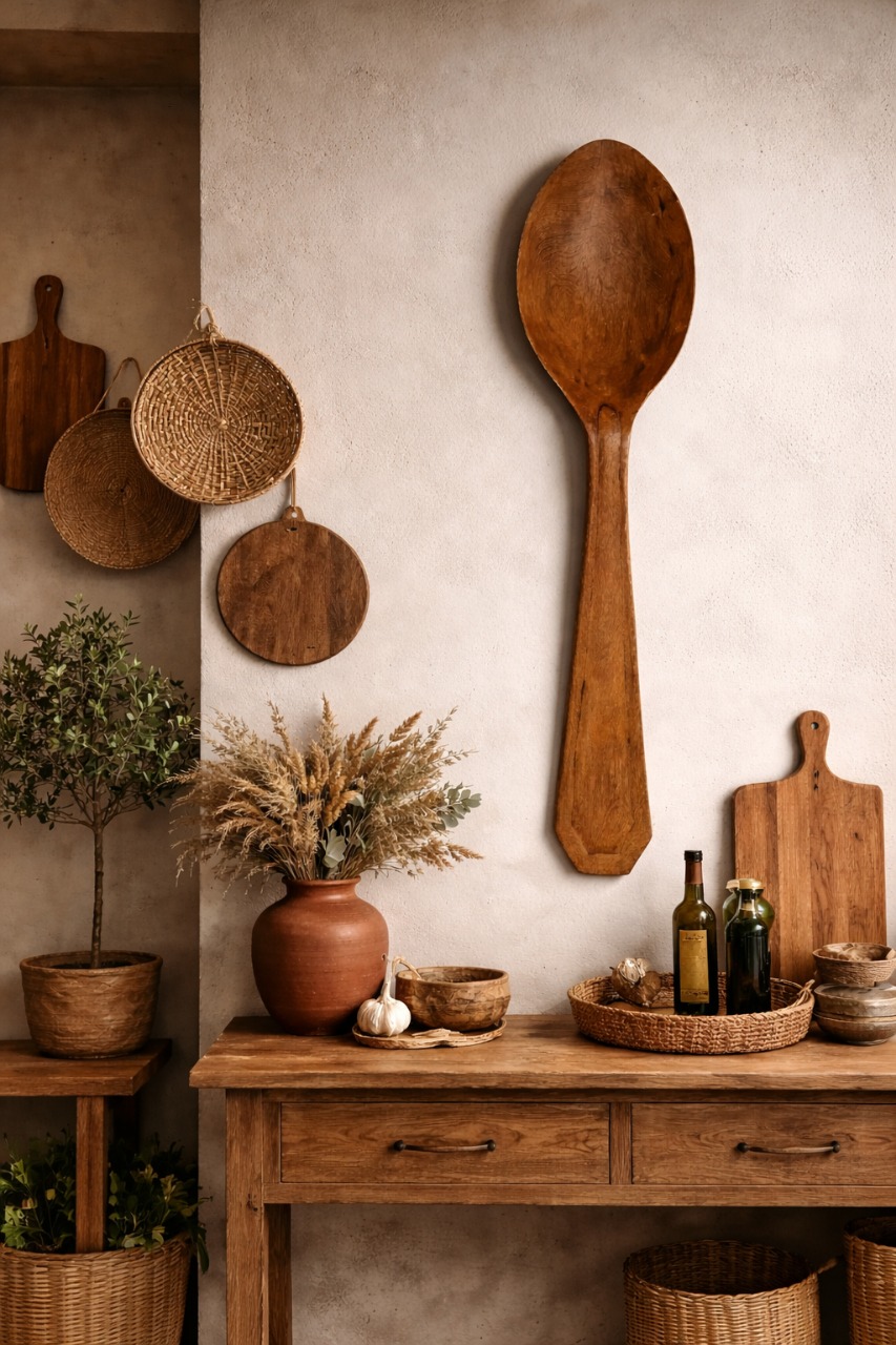 quanto custa decorar com colheres de madeira