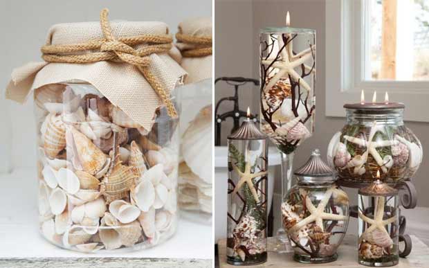 Decoração de Banheiro com Tema Praia: Ideias com Conchas