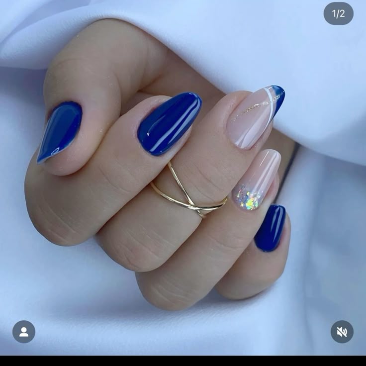 como evitar que esmalte azul manche as unhas