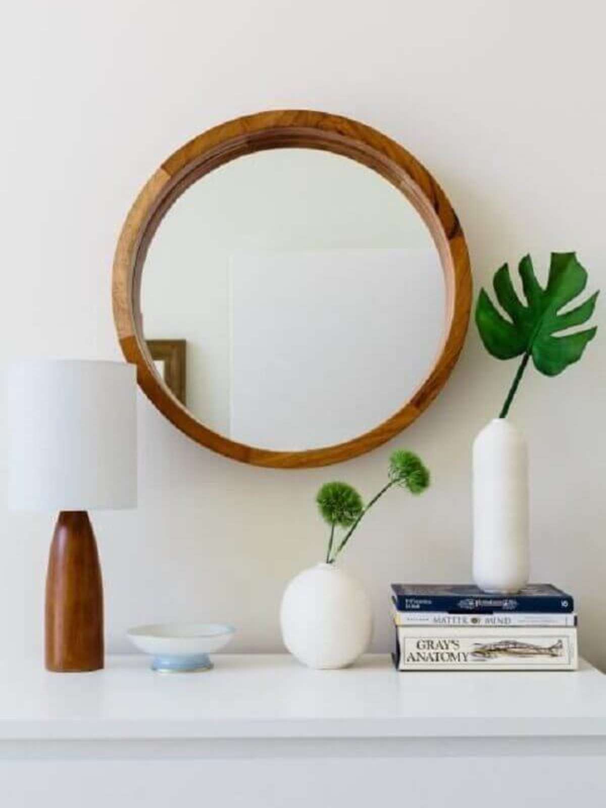 como não errar na altura espelho redondo