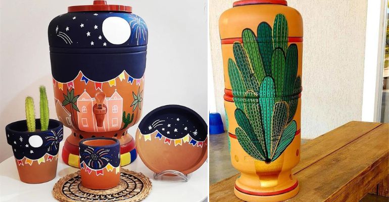 quanto custa um filtro de barro decorado