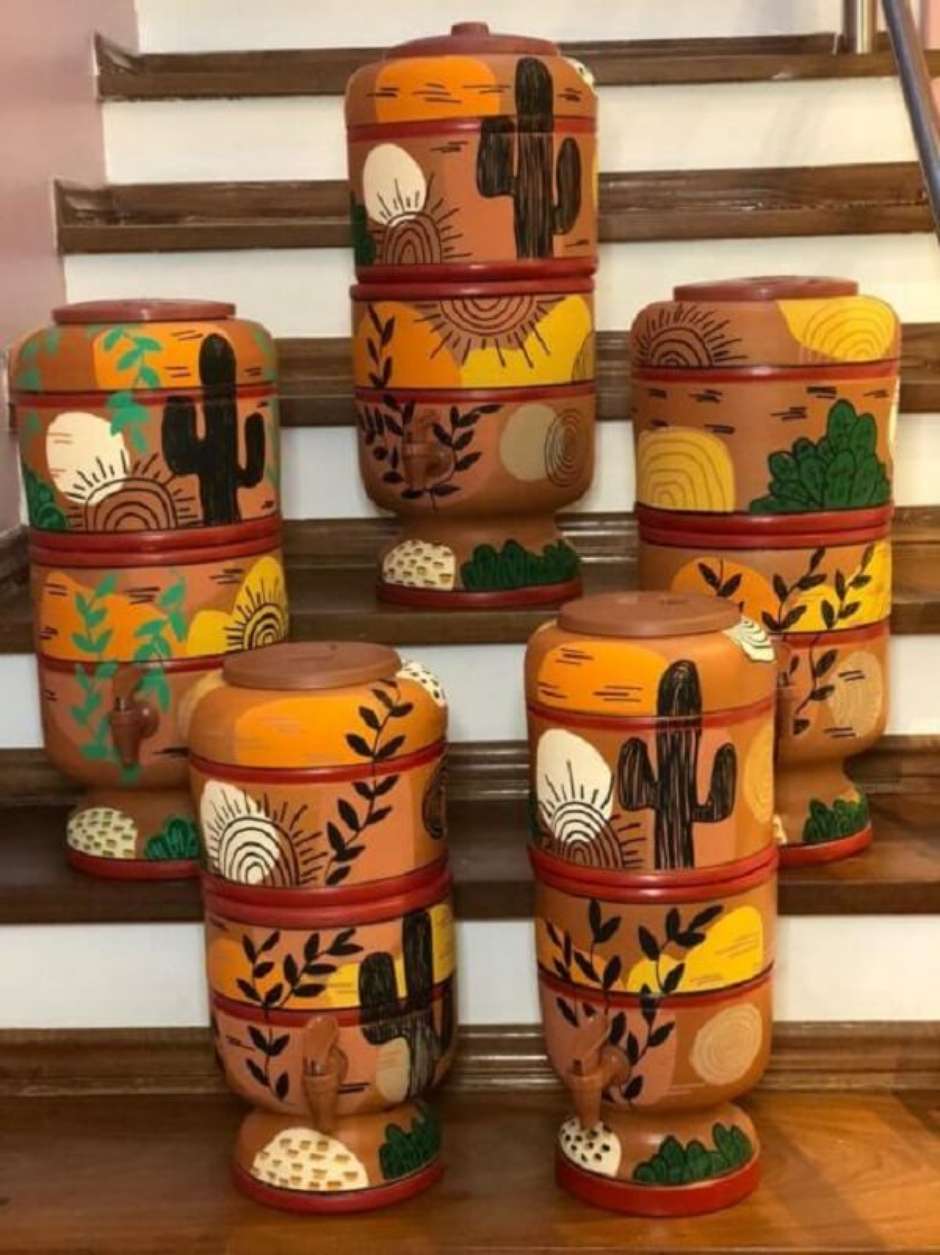 quanto custa um filtro de barro decorado