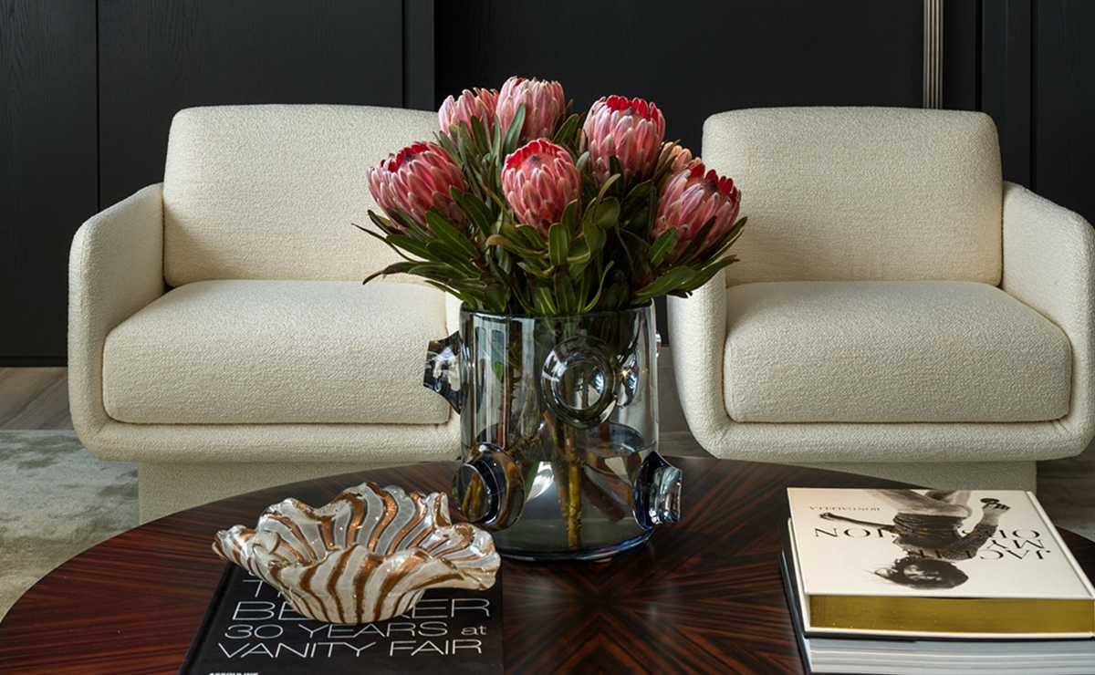 decoração com flores