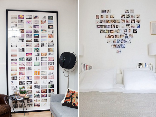 decoração com fotos