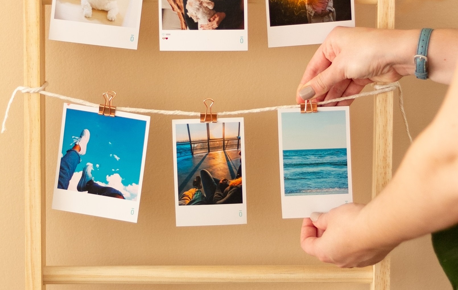 decoração com fotos