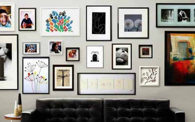 decoração com fotos