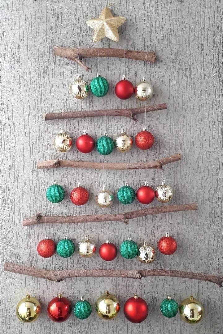 custo decoração galhos secos parede materiais