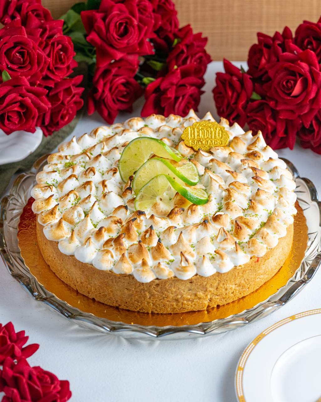 decoração com limão para torta