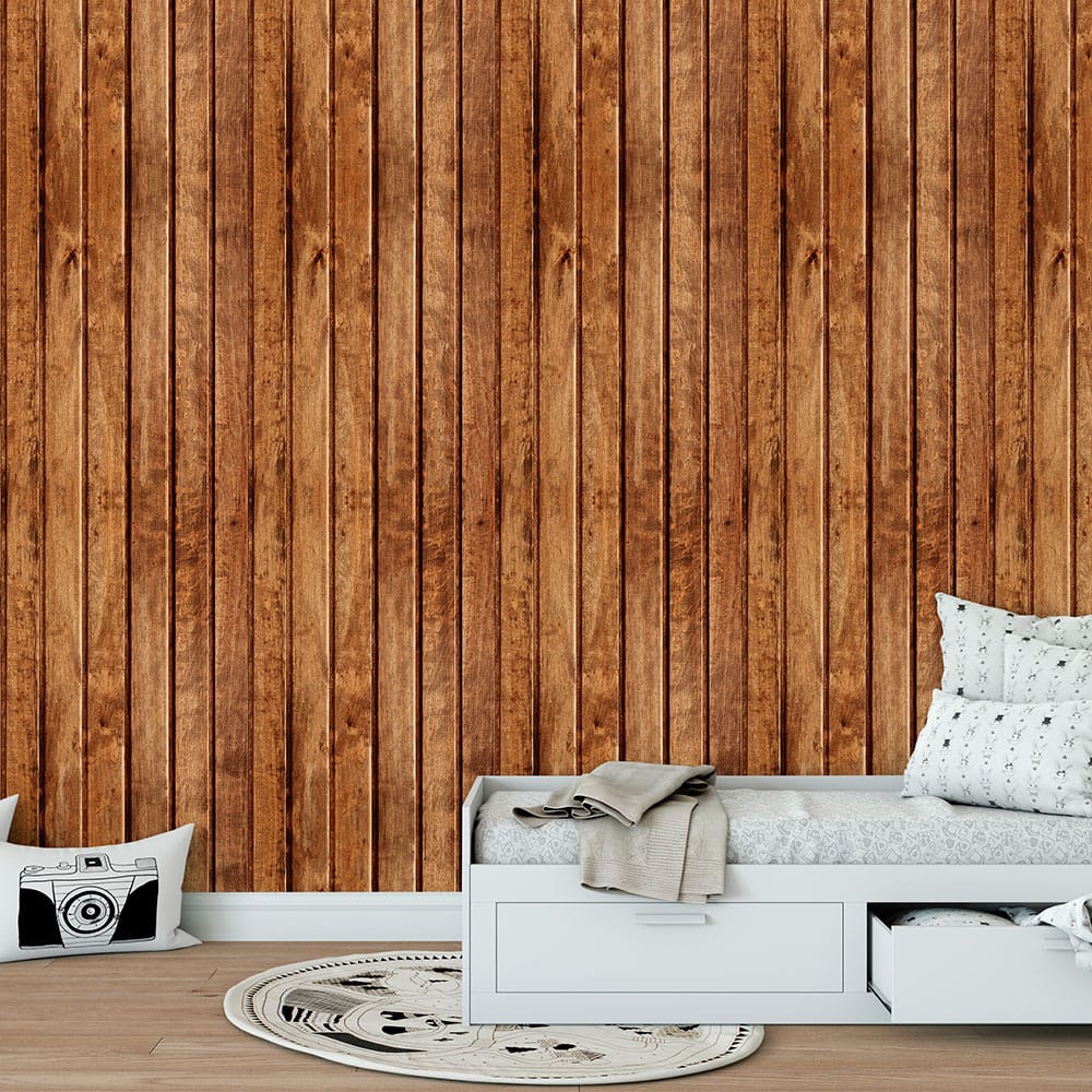 decoração com madeira na parede