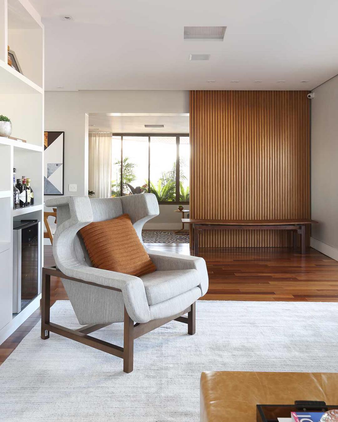 decoração com madeira na parede