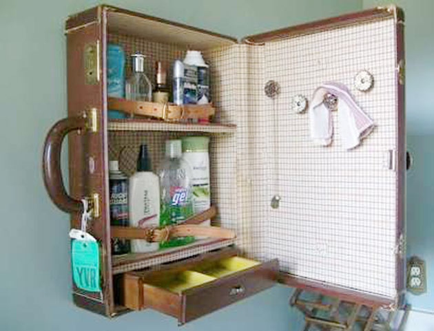 como fazer cama para cachorro com mala antiga