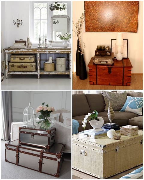 como evitar erros decorar com malas antigas