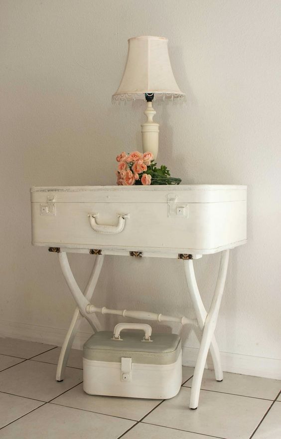 ideias criativas decorar com malas de viagem