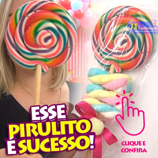 decoração com marshmallow no palito