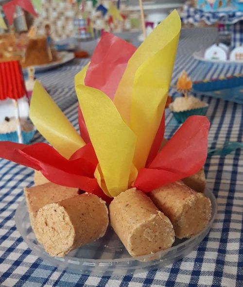 ideias criativas decoração paçoca festa junina