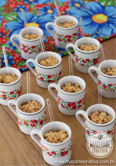 ideias criativas decoração paçoca festa junina