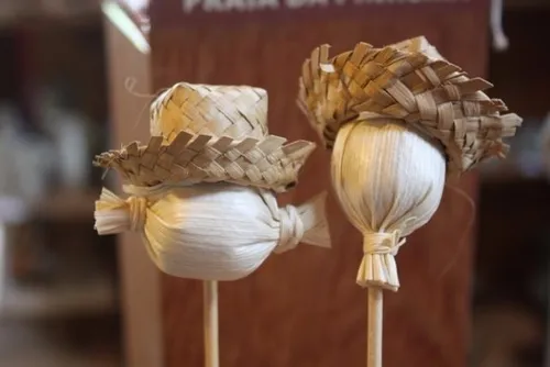 palha milho verde versus seca para artesanato