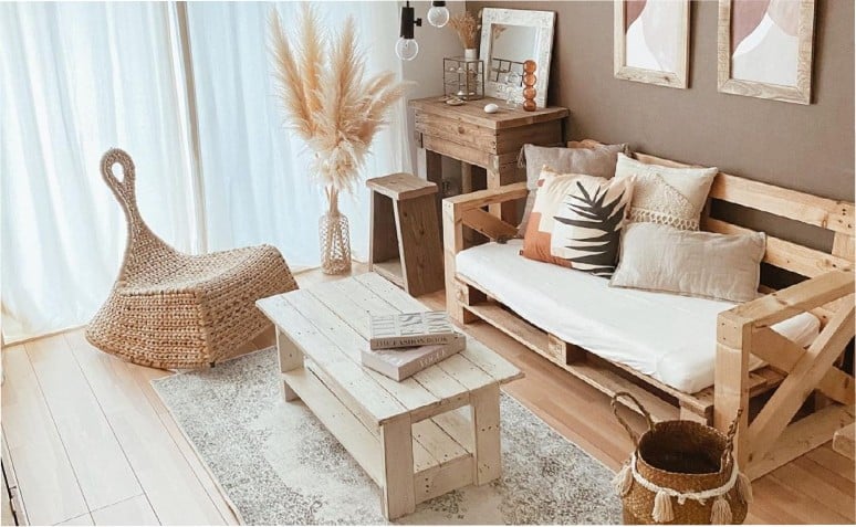 decoração com pallet
