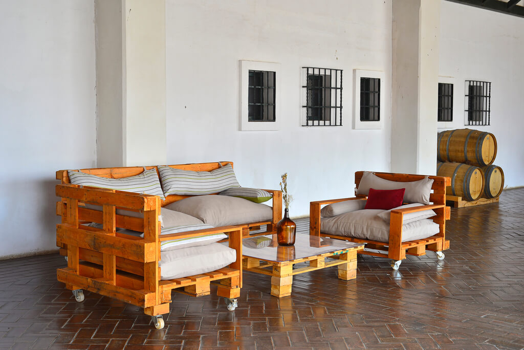 decoração com pallet