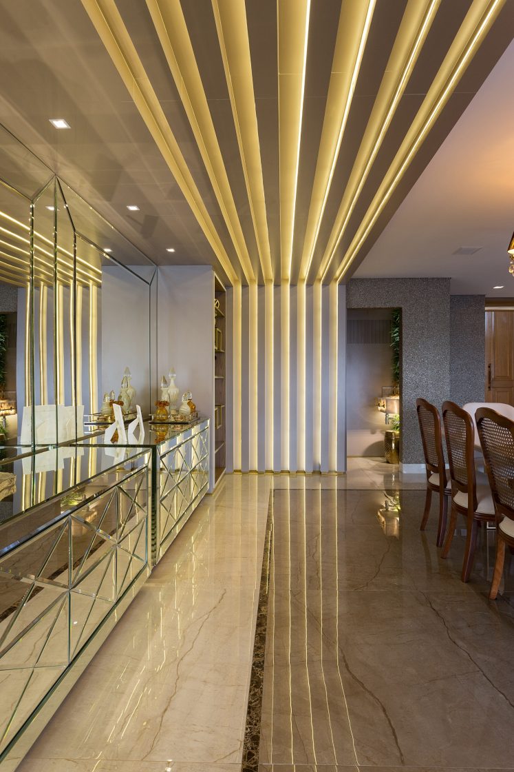 como fazer drapeado de tecido no teto