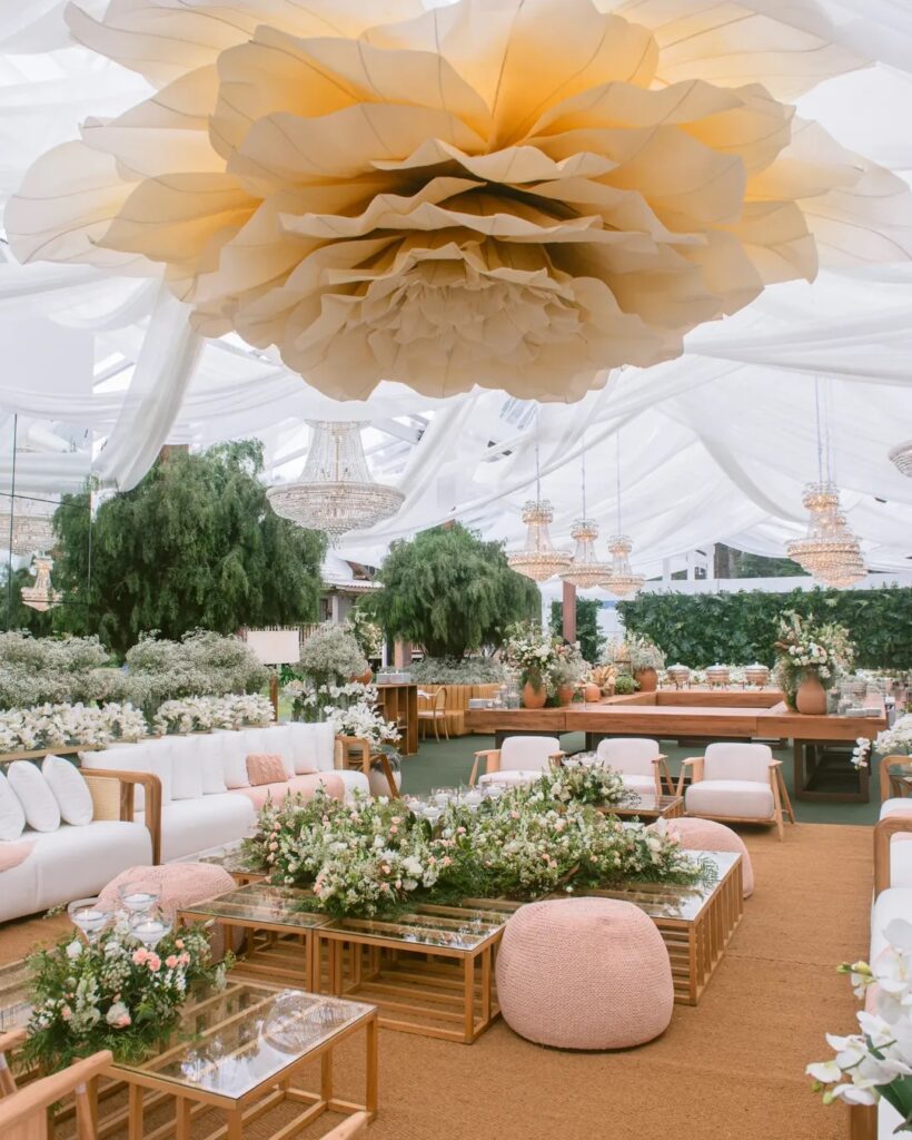 como fazer drapeado de tecido no teto