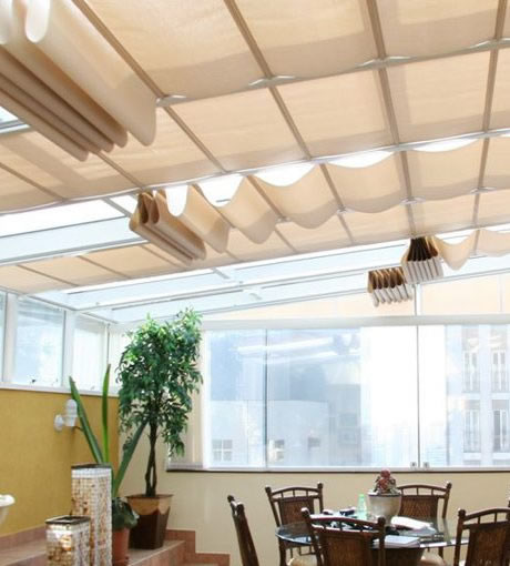 como fazer drapeado de tecido no teto