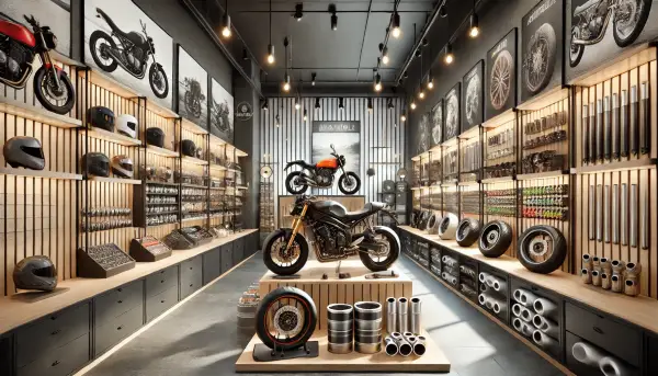 ideias criativas decoração peças moto