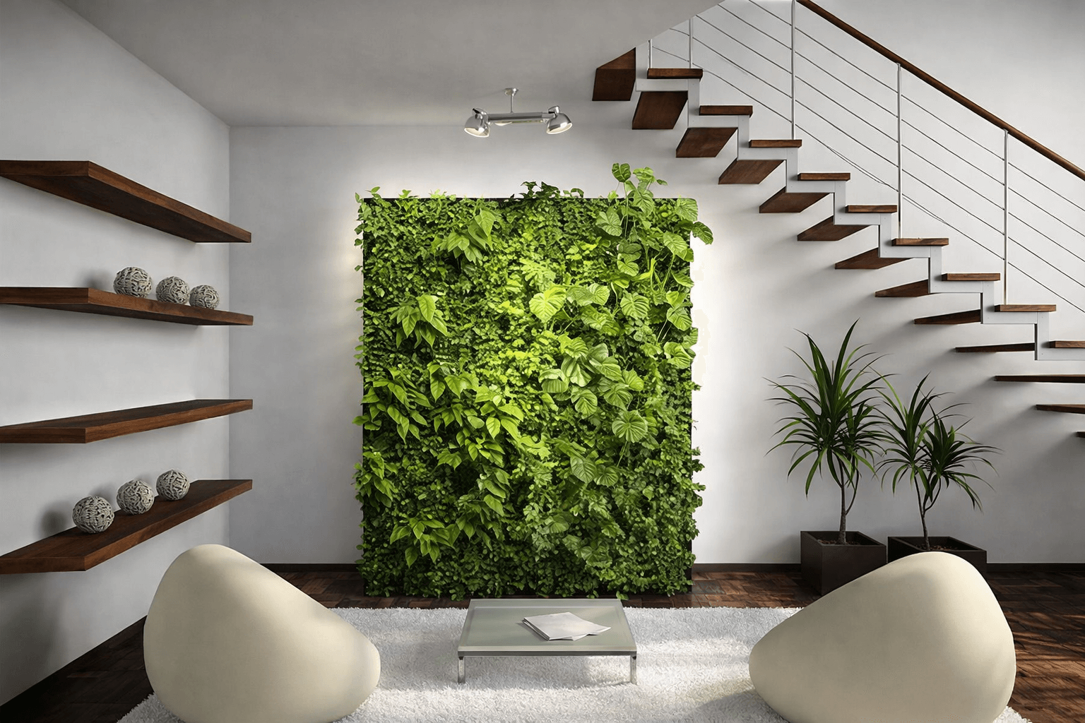 decoração com plantas